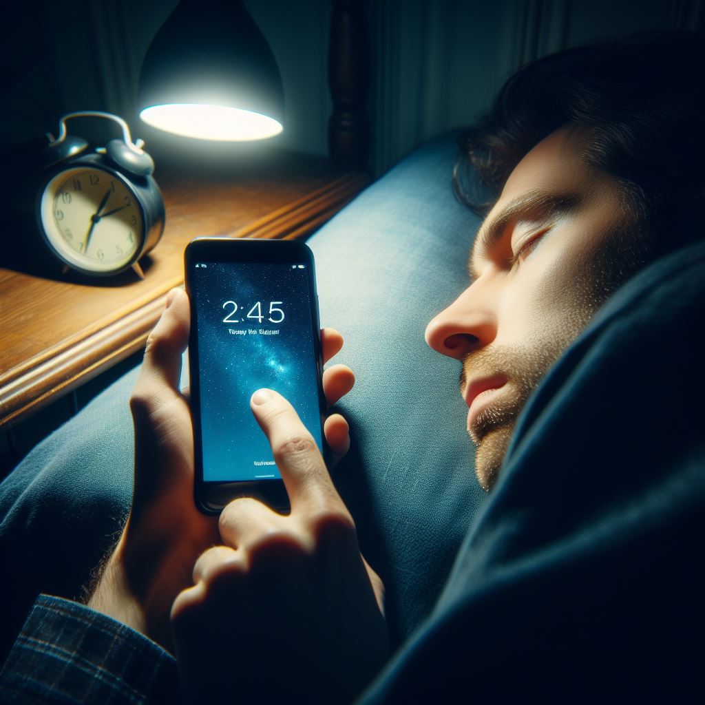 قبل از خواب از گوشی موبایل دوری کنید